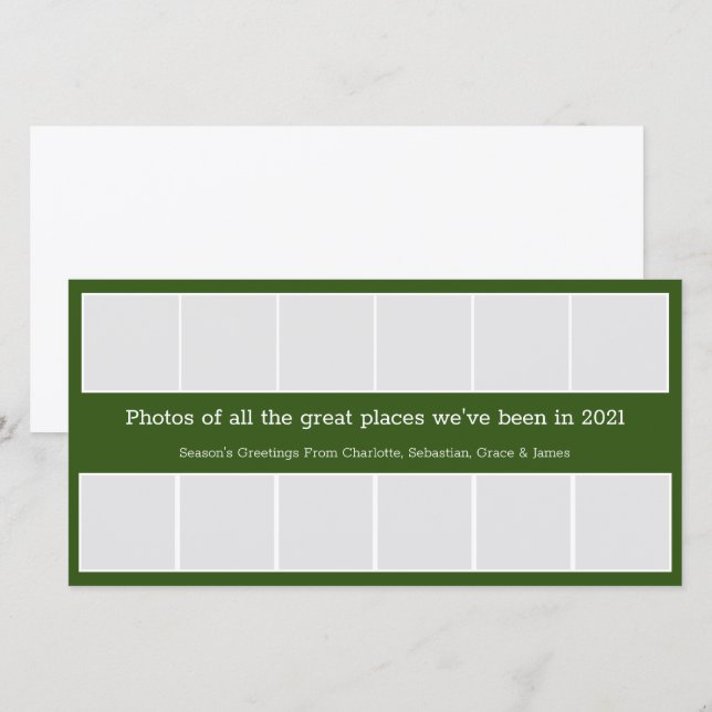 Cartão De Festividades Vírus Humor Corona 2021 Natal (Frente/Verso)