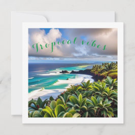 Cartão De Festividades Vírus tropicais