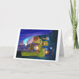 Cartão De Festividades Visita dos Magi