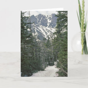 Cartão De Festividades Vista de Trilha do Mt Washington