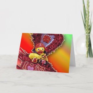 Cartão De Festividades Você Agita As Minhas Penas!