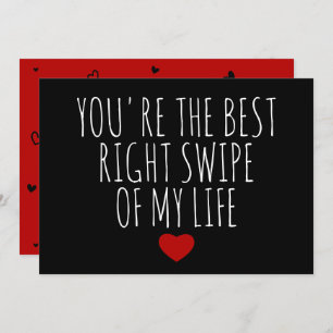 Cartão De Festividades Você é a melhor jogada certa da minha vida.