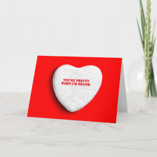Cartão De Festividades VOCÊ é BONITO QUANDO eu estou BÊBEDO
