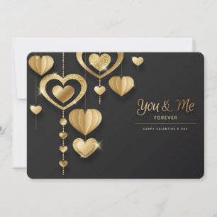 Cartão De Festividades Você e eu para sempre Feliz dia de os namorados