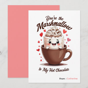 Cartão De Festividades Você é o marshmallow para o meu chocolate, meu nam
