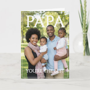 Cartão De Festividades Você é o Melhor PAPAI Foto Dia dos Pais
