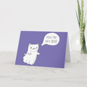 Cartão De Festividades Você é o meu Namorados de Ghost Ghost