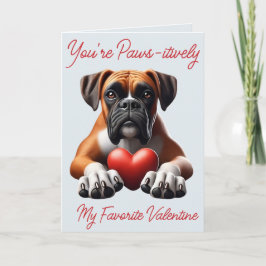 Cartão De Festividades Você é Paws - Meu Namorados Favorito