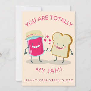 Cartão De Festividades Você É Totalmente Minha Geléia – Amor de Pão e Gel