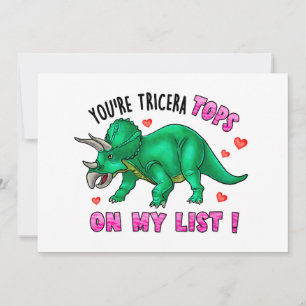 Cartão De Festividades Você é Tricera Tops Dia dos Namorados dos Dinossau