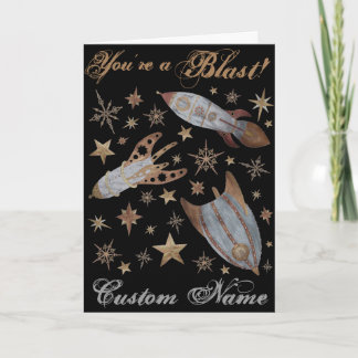 Cartão De Festividades Você é um Blast - Steampunk Personalizado