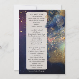 Cartão De Festividades Você É Um Incentivo Poem