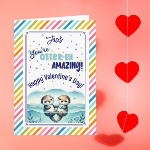 Cartão De Festividades Você é uma lontra Otimamente Incrível valentine fo