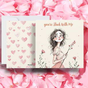 Cartão De Festividades Você Está Preso Comigo