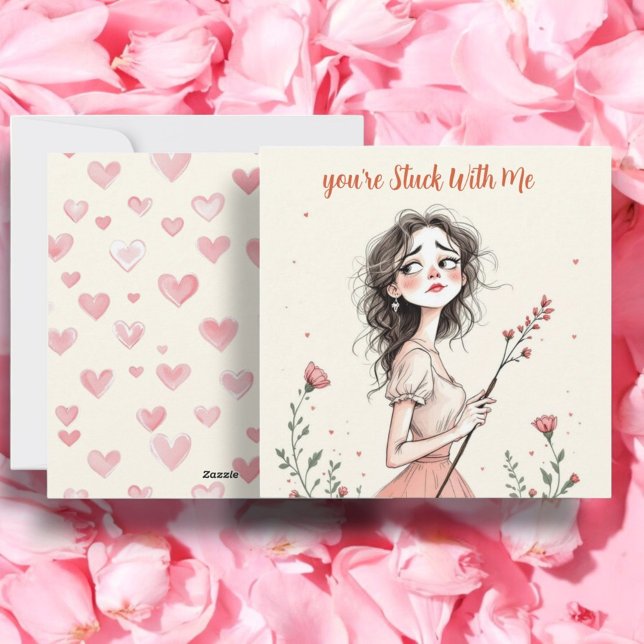 Cartão De Festividades Você Está Preso Comigo (Criador carregado)