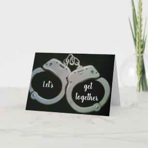 CARTÃO DE FESTIVIDADES VOCÊ ESTÁ PRESO ME ENCONTRA SOB O MISTLEOE