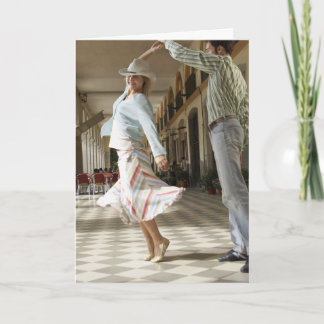 Cartão De Festividades Você faz-me sentir como a dança