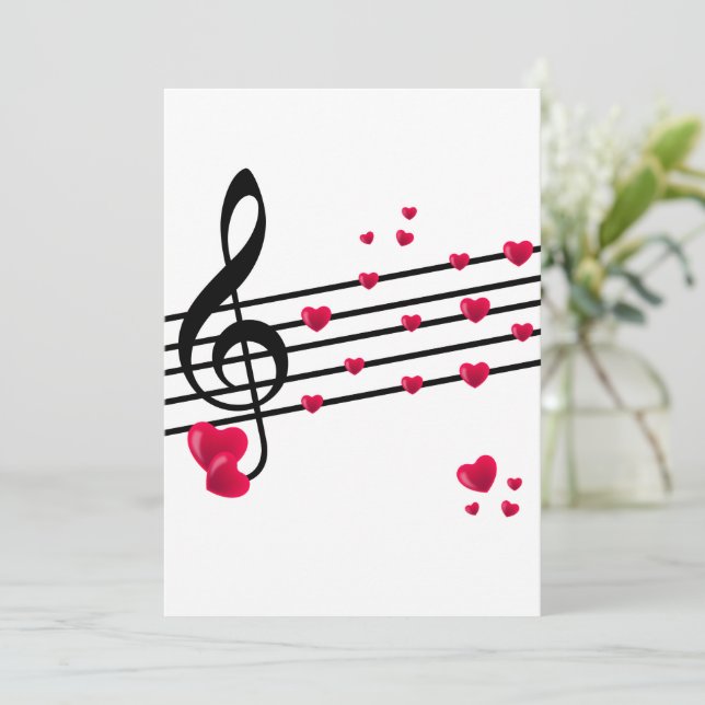 Cartão De Festividades Você Faz Meu Coração Sorrir (Em pé/Frente)