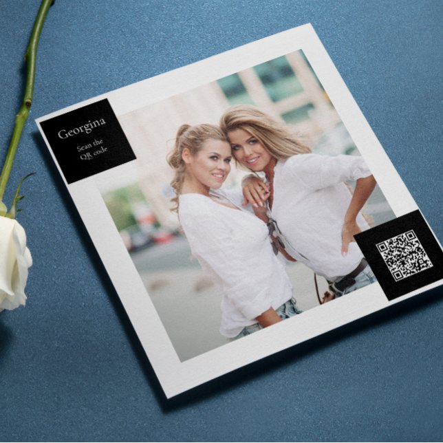 Cartão De Festividades Você vai? código QR (Criador carregado)