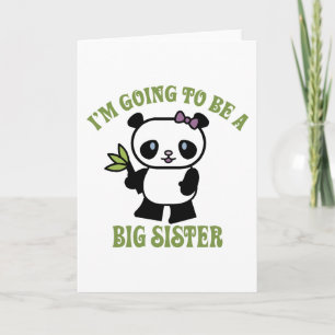 Cartão De Festividades Vou ser uma Irmã Grande