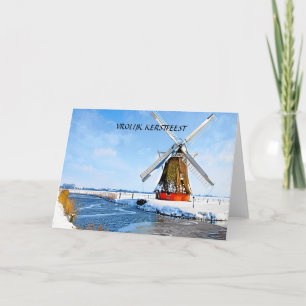 CARTÃO DE FESTIVIDADES VROLIJK FERSTFEEST (MERRY CHRISTMAS)