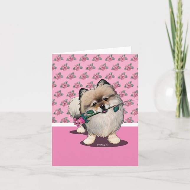 Cartão De Festividades Walter Pomerano KiniArt (Frente)