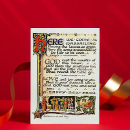 Cartão De Festividades Wassail