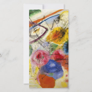 Cartão De Festividades Wassily Kandinsky - Linhas Pretas