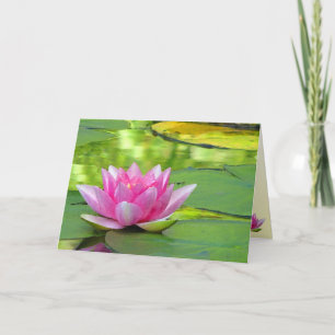 Cartão De Festividades Water Lily Valentine