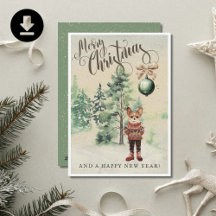 Watercolor Chihuahua Chi Dog Retro Vintage