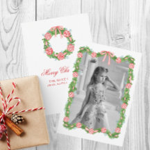 Watercolor Chinoiserie Ornament Garland Christmas