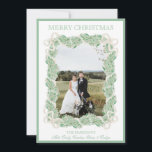 Cartão De Festividades Watercolor Christmas Garland com Cinco Fotos<br><div class="desc">Watercolor Christmas Garland Stoking Vintage Cinco Fotos Holiday Card. Este belo Cartões de foto de Natal apresenta a aquarela da terra natalícia com arcos brancos como quadro para uma foto. Voltar ao convite é o Natal Stockings com a terra natalícia e arcos. É perfeito se você está procurando por Cartões...</div>