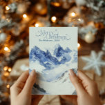 Cartão De Festividades Watercolor Christmas Winter Wonderland<br><div class="desc">Celebre a magia da temporada com nossa Carta de Férias da Terra Maravilha de Natal em Watercolor! Este cartão maravilhoso apresenta um belo design de aquarela ilustrado inspirado por uma pacífica paisagem de inverno coberta de neve. As matizes suaves e delicadas criam um humor sereno e festivo, perfeito para compartilhar...</div>