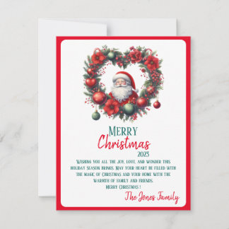 Cartão De Festividades Watercolor Natal Pai -