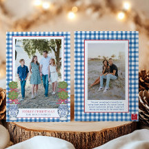 Watercolor, Topiary Gingham Foto