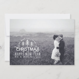 Cartão De Festividades we wish you a merry christmas vintage.