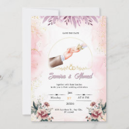 Cartão De Festividades Wedding invitation 