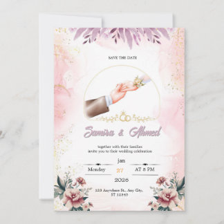 Cartão De Festividades Wedding invitation 