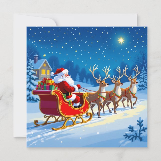 Cartão De Festividades „Weihnachtliche Harmonie“ (Frente)