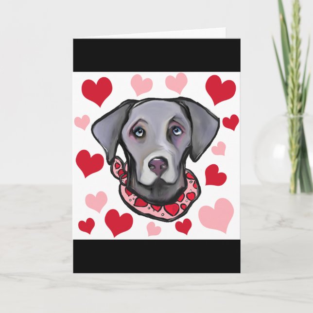 CARTÃO DE FESTIVIDADES WEIMARANA (Frente)