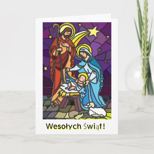 Cartão De Festividades Wesołych Świąt! (Frente)