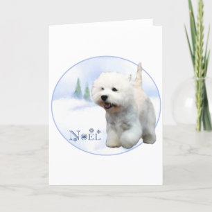 Cartão De Festividades West Highland White Terrier Noel