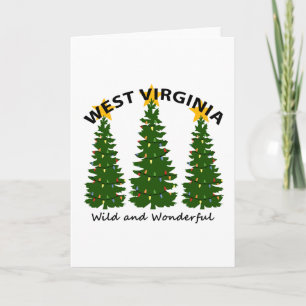 Cartão De Festividades West Virginia Christmas