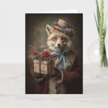 Whimsical Christmas Fox