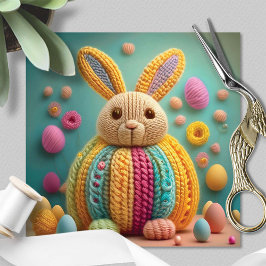 Cartão De Festividades Whimsical Cute Bunny Easter