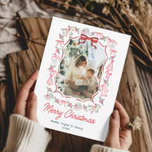 whimsical doodles photo christmas