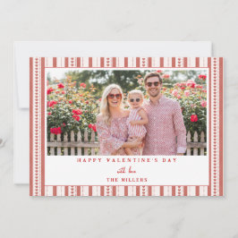 Cartão De Festividades Whimsical Hearts Happy Valentine's Day Photo Card