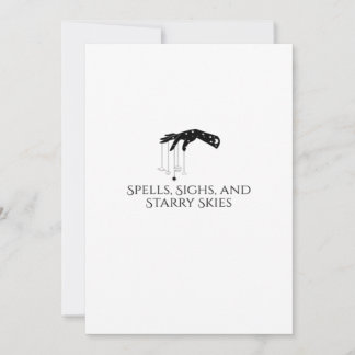 Cartão De Festividades Whimsigoth Ink – Florestas Místicas, Luas & Magia 