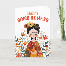 Whimsso Frida Kahlo Happy Cinco de Mayo