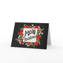 Whimsso Poinsettias Feliz Fúria de Natal